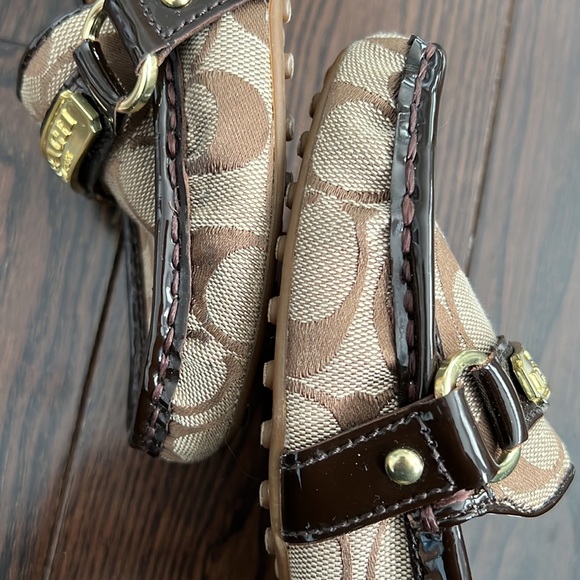 Nwot Coach felisha flat loafers signature jacquard - Picture 8 of 8